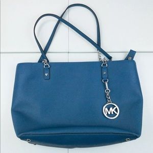 Michael Kors Heritage Blue Satchel